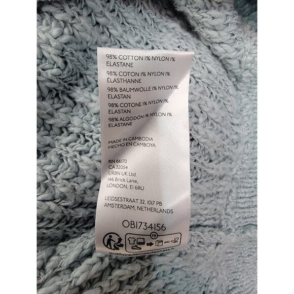 Anthropologie Crewneck Batwing Knit Sweater Size Large Fisherman OB1734156 - Picture 11 of 12